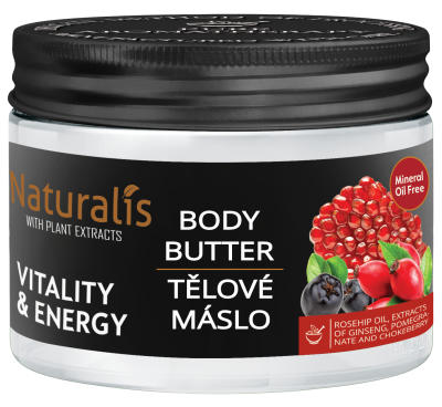 NATURALIS Tělové máslo - Vitality & energy 300 g