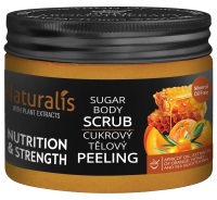 NATURALIS Cukrový tělový peeling Nutrition & Strength 250 g
