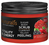 NATURALIS Cukrový tělový peeling Vitality & Energy 250 g