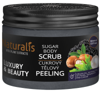 NATURALIS Cukrový tělový peeling Luxury & Beauty 250 g