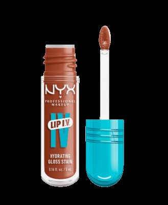 NYX PROFESSIONAL MAKEUP Lip IV Hydrating Gloss Stain, Caramel Drip 5 ml