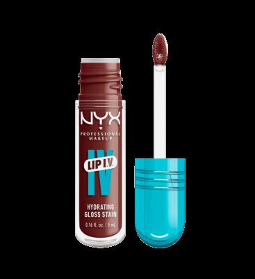 NYX PROFESSIONAL MAKEUP Lip IV Hydrating Gloss Stain, 05 Mocha Me Wet 5 ml