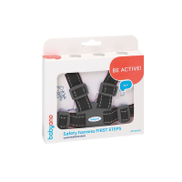 BABYONO Popruhy bezpečnostní pro dítě - black 6m+