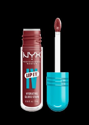 NYX PROFESSIONAL MAKEUP Lip IV Hydrating Gloss Stain, 08 Drippin' In Rose 5 ml