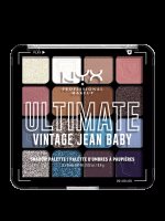 NYX PROFESSIONAL MAKEUP Shadow Palette Vintage Jean Baby paletka očních stínů