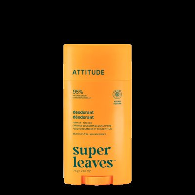 ATTITUDE Přírodní deodorant Super leaves - Pomerančový květ & eukalyptus 75 g
