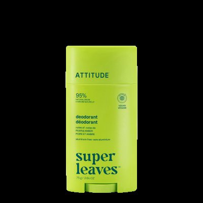 ATTITUDE Přírodní deodorant Super leaves - Hruška & amber 75 g