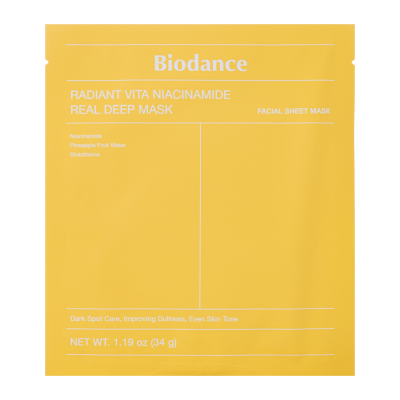 BIODANCE Radiant Vita Niacinamide Real Deep Mask 34 g
