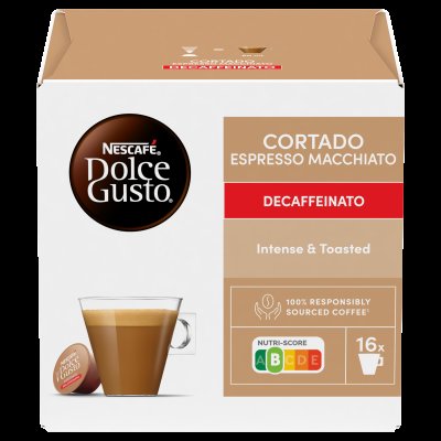 NESCAFÉ Dolce Gusto Cortado Decaffeinato kávové kapsle 16 ks