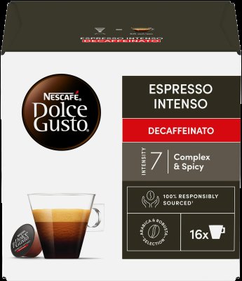 NESCAFÉ Dolce Gusto Espresso Intenso Decaffeinato – kávové kapsle 16 ks