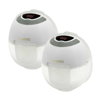 INNOGIO GIOmum Line Discreet Light Double Přenosná elektrická odsávačka mateřského mléka