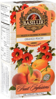 BASILUR Fruit Orange Peach nepřebal 25 ks