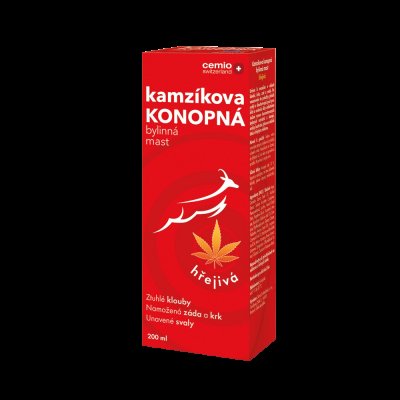 CEMIO Kamzíkova konopná mast hřejivá 200 ml