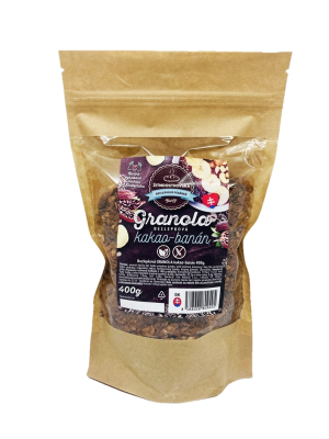 ŽITNOOSTROVSKÁ BEZLEPKOVÁ PEKÁREŇ BEST OF Granola kakao-banán 400 g