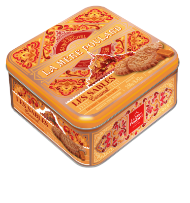 LA MÉRE POULARD Mythique Collector Sablés Caramel, plech 250 g