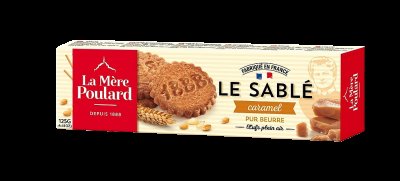 LA MÉRE POULARD Tradition Sablés Caramel, papír 125 g