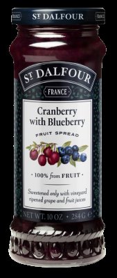 St.Dalfour Džem ovocný brusinka a borůvka 284g