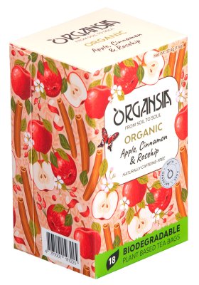 BASILUR ORGANSIA BIO Apple Cinnamon and Rosehip 18 x 1.8 g