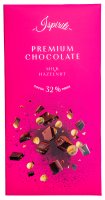 ISPIRITI Mléčná čokoláda 32% s kousky lískových oříšků 80 g