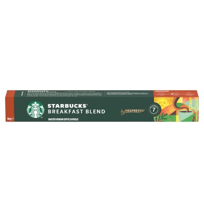 STARBUCKS Breakfast Blend by NESPRESSO, Medium Roast 10 kapslí