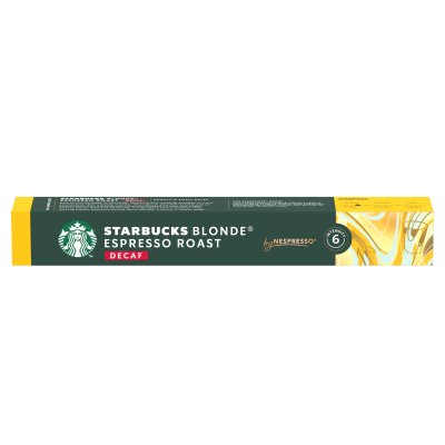 STARBUCKS Blonde Espresso Roast Decaf by NESPRESSO 10 kapslí