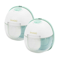 INNOGIO GIOmum Line Premium Warm Double Přenosná elektrická odsávačka mateřského mléka
