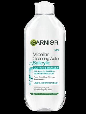 GARNIER Micelární čisticí voda s kyselinou salicylovou 400 ml