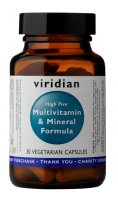Viridian High Five Multivitamin & Mineral Formula 30 kapslí