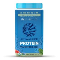 Sunwarrior Protein Blend BIO natural (Hrachový, konopný protein a goji) 750g