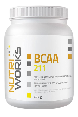 NutriWorks BCAA 2:1:1 pomeranč 500g