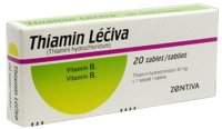 THIAMIN LÉČIVA 50mg 20 tablet