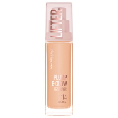 MAYBELLINE Lifter Foundation 114, rozjasňující make-up Plump & Glow 30 ml