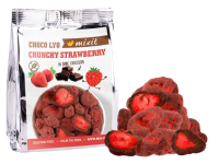MIXIT Křupavé jahody v čokoládě do kapsy 60 g