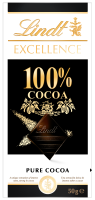 LINDT Čokoláda EXCELLENCE Extra hořká 100% kakaa, 100 g