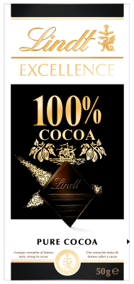 LINDT Čokoláda EXCELLENCE Extra hořká 100% kakaa, 100 g