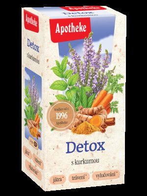 APOTHEKE Čaj Detox s kurkumou 20 x 1.5 g