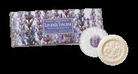 SAF FIORENTINO Tuhé mýdlo, Toskánská levandule 3 x 125 g