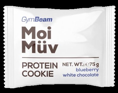GYMBEAM MoiMüv Protein Cookie borůvka a bílá čokoláda 75 g