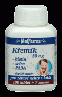 MedPharma Křemík 30mg+Biotin+PABA tbl.107