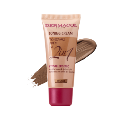 DERMACOL Lehký tónovací krém 2v1 Bronze 30 ml