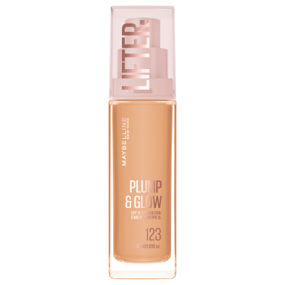 MAYBELLINE Lifter Foundation 123, rozjasňující make-up Plump & Glow 30 ml