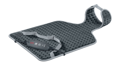 BEURER Vyhřívaná dečka šedá na záda a krk HK64