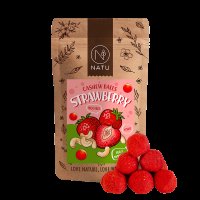 NATU Jahodové kuličky s kešu krémem 70 g