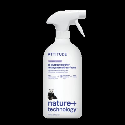 ATTITUDE Nature+ Univerzální čistič s vůní levandule s rozprašovačem 800 ml