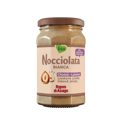 RIGONI DI ASIAGO Nocciolata BIO Bianca lískooříšková pomazánka bílá 250 g