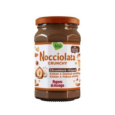 RIGONI DI ASIAGO Nocciolata BIO Crunchy lískooříšková pomazánka 250 g