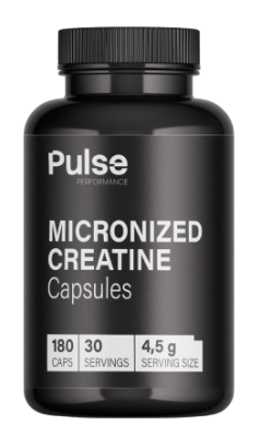 PULSE PERFORMANCE Pulse Performance Micronized Creatine 180 kapslí