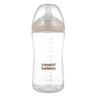CANPOL BABIES Lahev antikoliková Natural Shape 330 ml