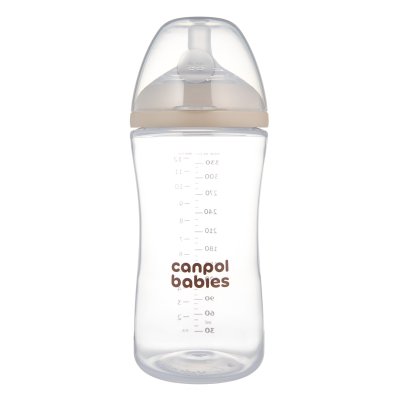 CANPOL BABIES Lahev antikoliková Natural Shape 330 ml