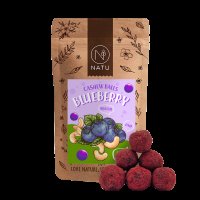 NATU Borůvkové kuličky s kešu krémem 70 g